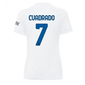 Inter Milan Juan Cuadrado #7 Udebanetrøje Dame 2023-24 Kort ærmer